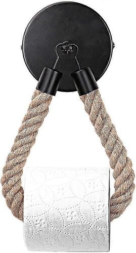 Support de papier toilette, support de rouleau de papier toilette avec étagère de téléphone, acier inoxydable 304, support mural sans perçage pour salle de bain (linge)