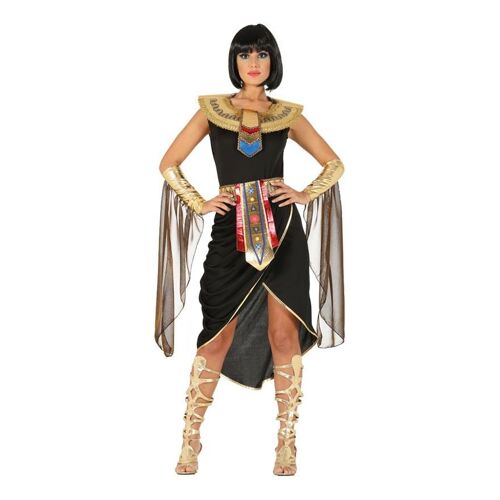 Déguisement De Pharaone Égiptienne Noire Pour Femme (Taille S)