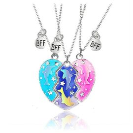 Hifot 3 Pièces Collier D Aitie Pour 3 Filles, Collier Best Friends