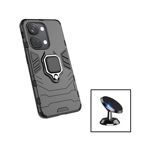 Kit Support Magnétique de Voiture + Coque 3X1 Military Defender pour OnePlus Nord 3 - Noir