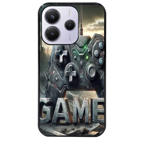 Coque Noire Pour Redmi Note 14 5g Motif Gamer Steam