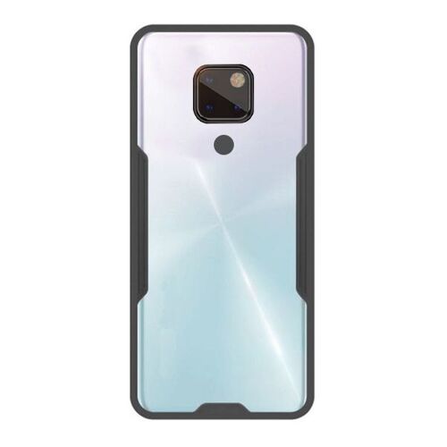 Coque Anti-Impact Clear Armor Pour Huawei Mate 20x 5g - Transparent / Noir