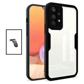 Kit Coque Anti-Crash 360 Protection + Support Magnétique L Safe Driving Voiture Pour Samsung Galaxy A53 5g - Noir