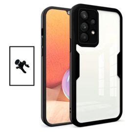 Kit Coque Anti-Crash 360 Protection + Support Magnétique De Voiture Renforcé Pour Samsung Galaxy A53 5g - Noir