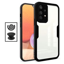 Kit Coque Anti-Crash 360 Protection + 1 Gripholder + 1 Support Gripholder Noir Pour Samsung Galaxy A53 5g - Noir