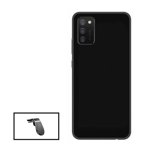 Kit Support Magnétique L Safe Driving Voiture + Coque Silicone Liquide pour Nokia G11 - Noir