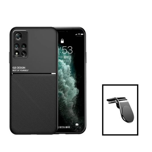 Kit Coque Magnetic Lux + Support Magnétique L Safe Driving Pour Xiaomi Redmi Note 11 Pro - Noir