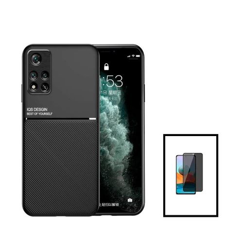 Kit Coque Magnetic Lux + Anti-Spy 5d Full Cover Pour Xiaomi Xiaomi Redmi Note 11 Pro+ Plus - Noir