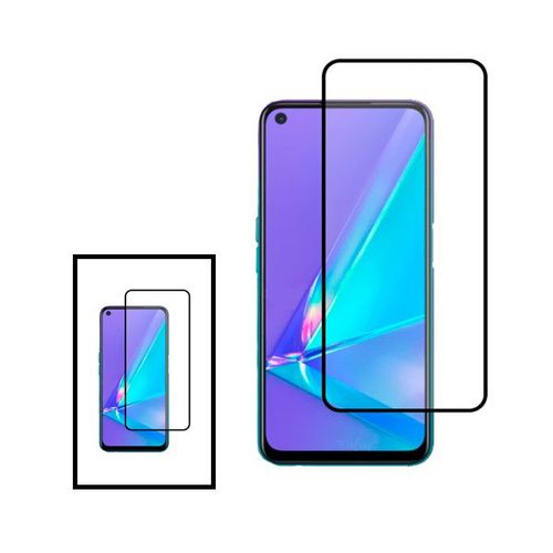 Kit 2 Film Verre Trempé 5d Full Cover Pour Realme 9 Pro - Transparent / Noir