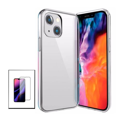 Kit Coque Superprotect Anti-Shock + Film De Verre Trempé Ceramicglass Full Cover Pour Iphone 13 Pro