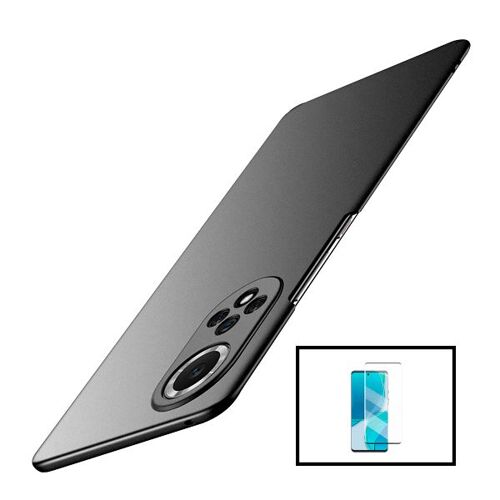 Kit Film de Verre Trempé 5D Full Cover + Coque SlimShield pour Huawei Nova 9 - Noir