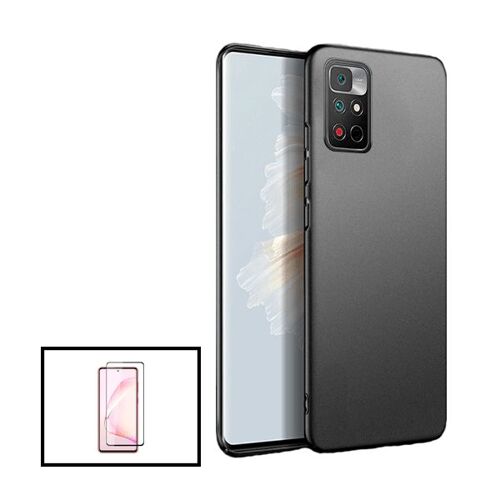 Kit Film de Verre Trempé 5D Full Cover + Coque SlimShield pour Xiaomi Poco M4 Pro 5G - Noir