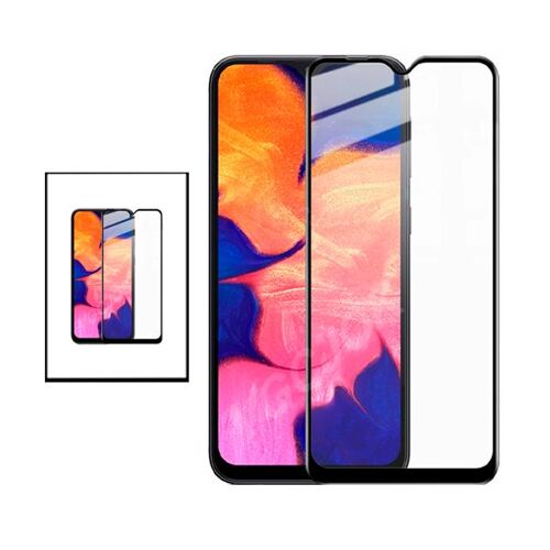 Kit 2 Film Verre Trempé 5d Full Cover Pour Samsung Galaxy M13 - Transparent / Noir