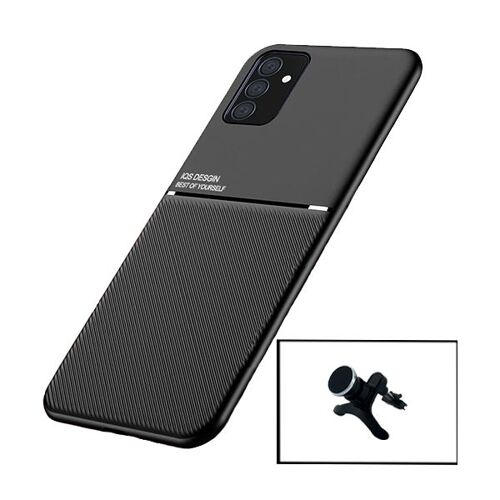 Kit Coque Magnetic Lux + Support Magnétique De Voiture Renforcé Pour Samsung Galaxy M52 5g
