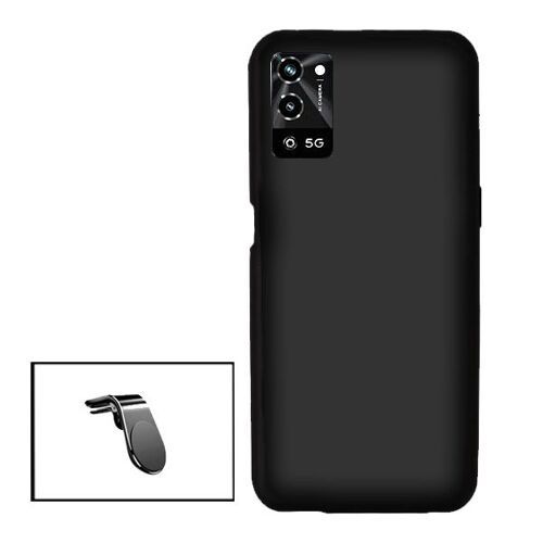 Kit Support Magnétique L Conduite En Toute Sécurité + Coque Silicone Liquide Pour Oppo A56 5g