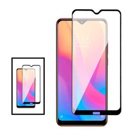 Kit 2 Film De Verre Trempé 5d Full Cover Pour Xiaomi Redmi 8