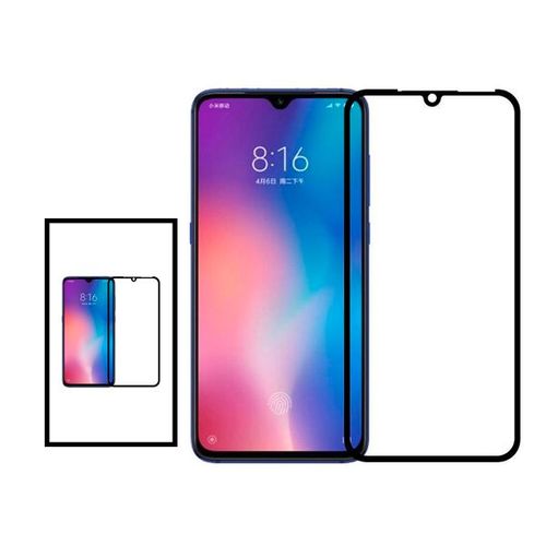 Kit 2 Film De Verre Trempé 5d Full Cover Pour Xiaomi Redmi 9a Sport