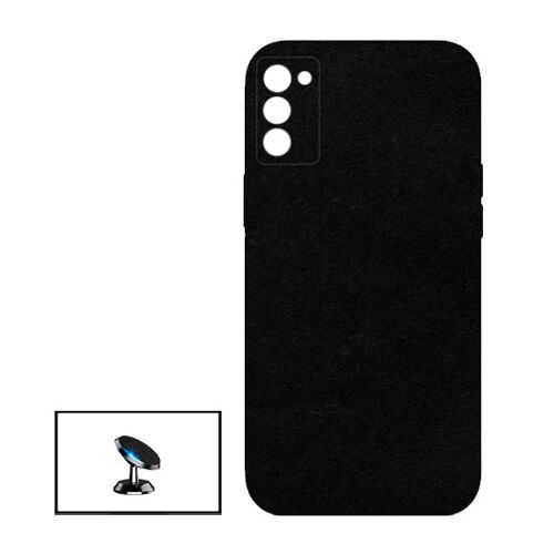 Kit Support Magnétique De Voiture + Coque Silicone Liquide Pour Oppo A53s 5g