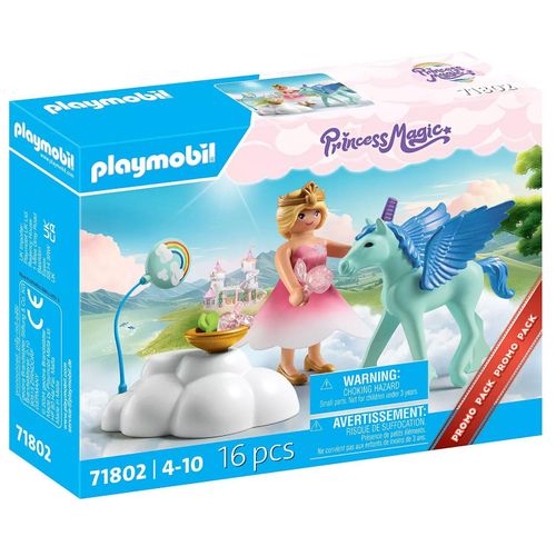 Playmobil Princess Magic 71802 - Princesse et poulain ailé avec nuage - Promo Pack