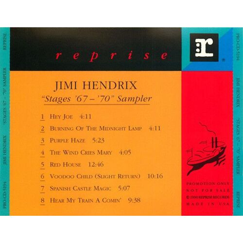 Jimi Hendrix ; Stages 67 - 70