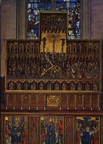 Carte Postale De Meillant (Cher) Château De Meillant : Retable De L'ecole Flamande (Réf.67)