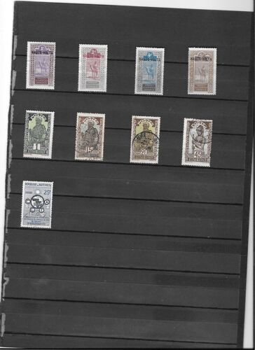 Timbres De Haute-Volta, Oblitérés Et Sans Charnières De 1920 À 1960.