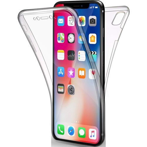 HQ-CLOUD® Coque iPhone X/XS,Coque Housse Etui Gel 360 Protection INTEGRAL Transparent INVISIBLE pour iPhone X/XS