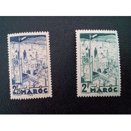 Timbre Maroc Yt 188 - 189 Fés 1939