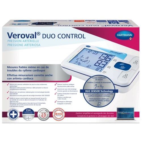 Hartmann Veroval Tensiomètre Duo Control Brassard Medium - Tensiomètre De Bras