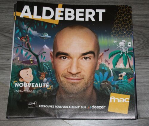 Rare Plv Papier Glacé Souple 30x30cm Aldebert Enfantillages 4 / Magasins Fnac