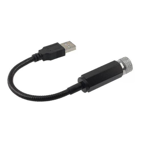 Usb Durable Mini Star Projection Light Led Night Light Pour Festival Lamp2pcs-Noir