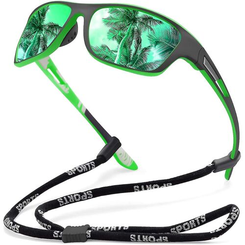 Lunettes De Soleil De Sport Polarisées Pour Hommes Conduisant À Vélo Pêche Lunettes De Soleil 100% Protection Uv Lunettes