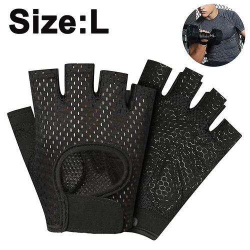 Gants D'entraînement Pour Hommes Femmes, Légers Respirants Avec Rembourrage Gants D'haltérophilie Gants De Pole Dance Sans Doigts