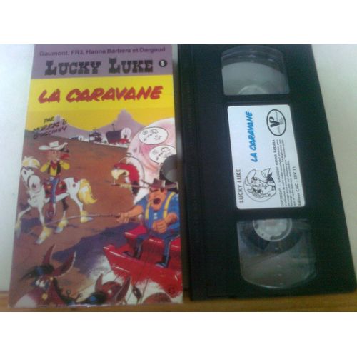 Cassette Vidéo Vhs - Lucky Luke - La Caravane - Volume 5