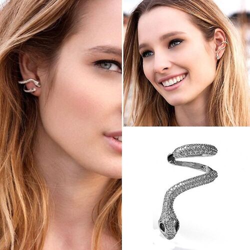 Boucles D'oreilles Gauche Simple Serpent Zircon Boucles D'oreilles Pour Ball_Feb