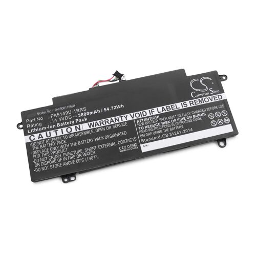 vhbw batterie compatible avec Toshiba Tecra Z50-A-1ED, Z50-A-1EE, Z50-A-1EP laptop (3800mAh, 14,4V, Li-Ion, noir)