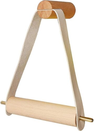 Support de papier toilette En bois Support de papier toilette Salle de bain Toilettes Rétro Mural Support de papier toilette Porte-serviettes en papier En bois