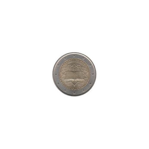Italie 2 Euro 2007 Commémorative Traité De Rome Neuf Unc De Rouleau+++