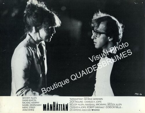 Manhattan : Photo D'exploitation Cinématographique - Format 21x27 Cm - De Et Avec Woody Allen, Diane Keaton, Mariel Hemingway, Meryl Streep, Anne Byrne Hoffman, Karen Ludwig - 1979