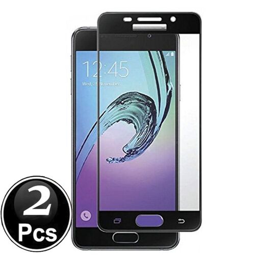 Samsung Galaxy A5 2017 Vitre Protection D'ecran En Verre Trempé Incassable Protection Integrale Full 3d Tempered Glass Full Glue - [X2-Noir]