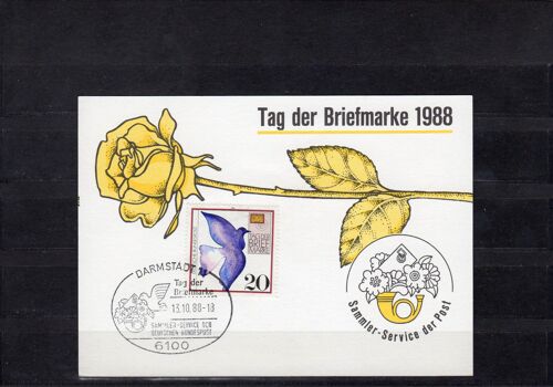 Souvenir Philatélique D'allemagne (Rfa) Journée Du Timbre 1988