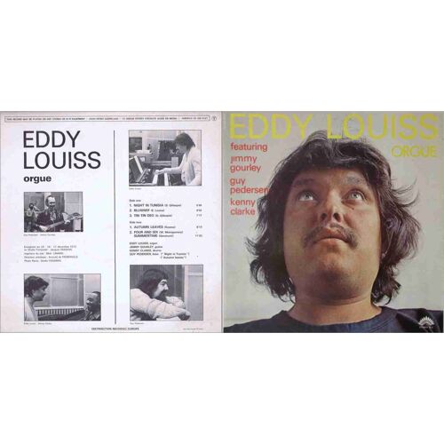 Eddy Louiss - " Orgue " (Vinyle - 1972) -  Featuring Jimmy Gourley, Guy Pedersen, Kenny Clarke