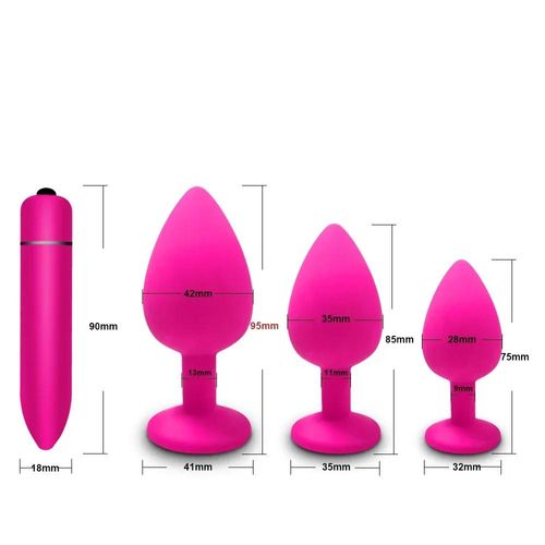 4 Pièces Plug Anal En Silicone Souple Mini Plug Anal Érotique Pour Jouet Anal Débutant Masseur De Prostate Jouet Sexuel Pour Hommes Femmes Couples Gays--Ap-Sml-V-Pk