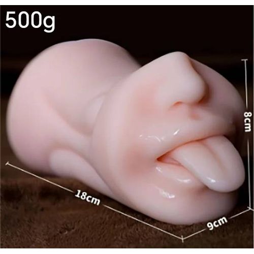 2 En 1 Réaliste Vagin Anal Mâle Masturbateur Jouets Sexuels Pour Hommes Avec Sexe 3d Portable Chair Lumière Poupée De Sexe Poche Chatte Pour Hommes-500g-