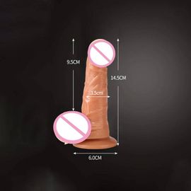 Gode Réaliste Avec Ventouse Pour Homme Et Femme, Énorme Msi, Fausse Bite, Gros Pénis, Jouets Sexuels Éducatifs, Plug Anal, Adulte 7.0--Small Size