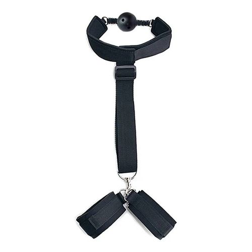 Jeu Pour Adultes, Jouets Sexy Pour Hommes Et Femmes, Bondage Bdsm, Menottes Réglables, Sangles De Cheville, Fétiche, Sans Vibrateur, Accessoires Érotiques, Sex Shop--Black2