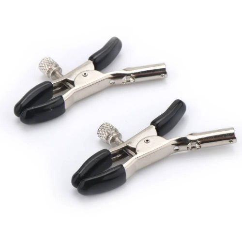 Pinces À Tétons 2 Pièces, Jeux Pour Adultes, Jouets Sexuels De Masturbation, Clips De Clitoris En Métal, Stimulation Du Sein, Accessoires De Retenue De Bondage--Breast Clip