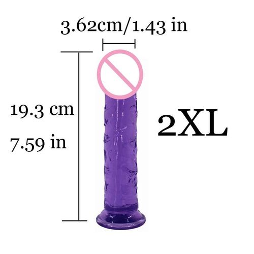 Gode En Msi Réaliste 7.0 Pour Femme, Pénis Él, Simulation Du Point G, Grand Pénis, Anus, Plug Anal, Changeur De Pénis Fallo Doppio Plug Xxl Gode¿Iche¿ Extra Large Dilatation Annale Xxxl Adult Sex Toys Women God Femmes--2xl Purple