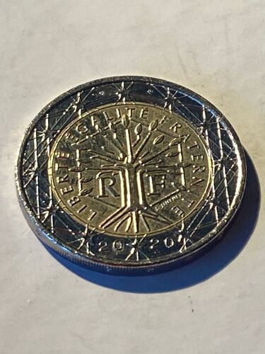 Pièce 2 Euros France, 2020, Très Fautée, Tr Etat