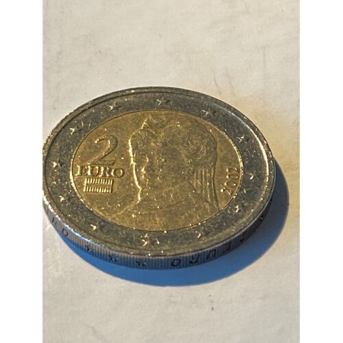 Pièce 2 Euros Autriche 2002, Fautée, Tb Etat